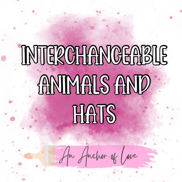 Interchangeable animals and hats