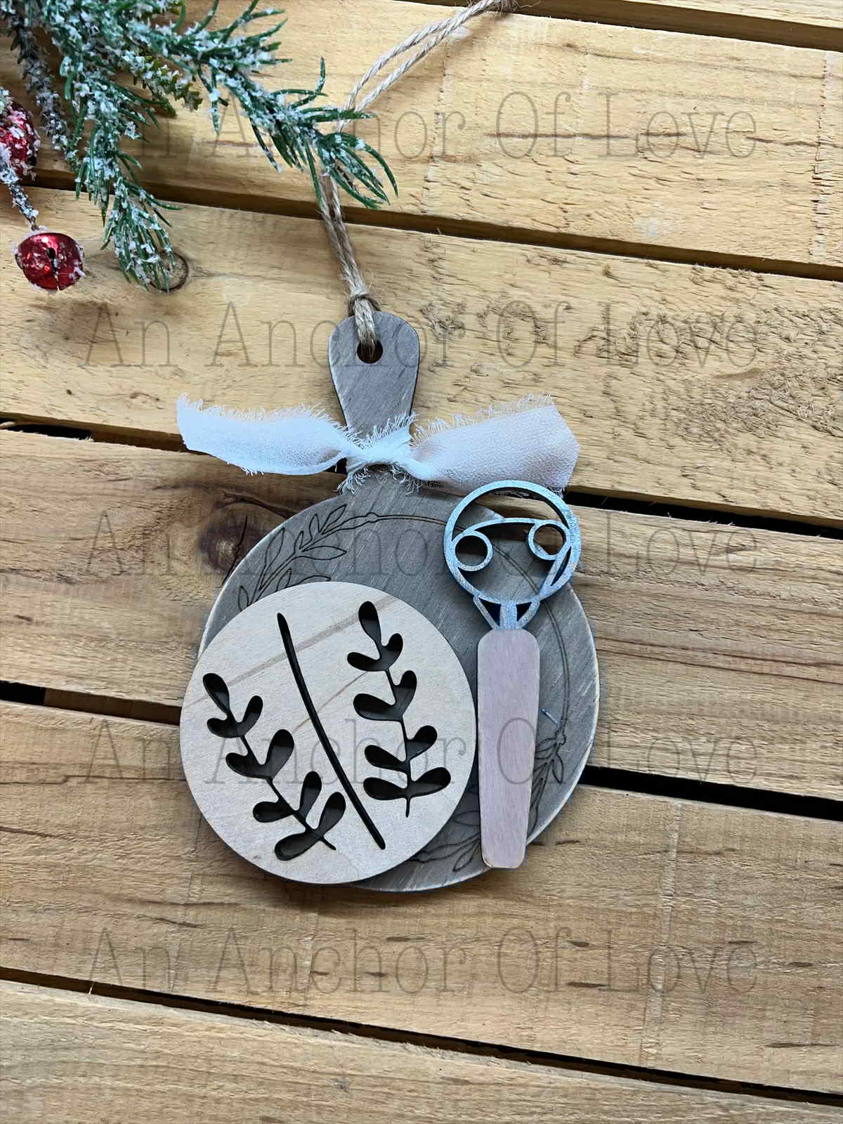 Sourdough ornament, custom sourdough merch, sourdough era, in my sourdough era, Christmas ornament, sourdough starter