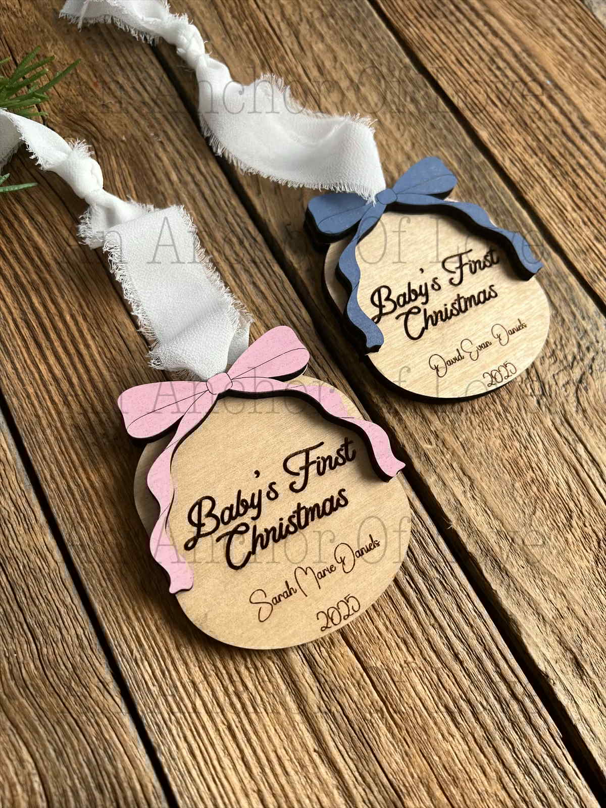 Personalized Baby's First Christmas Ornament | Christmas Gift / 2025 Christmas ornament