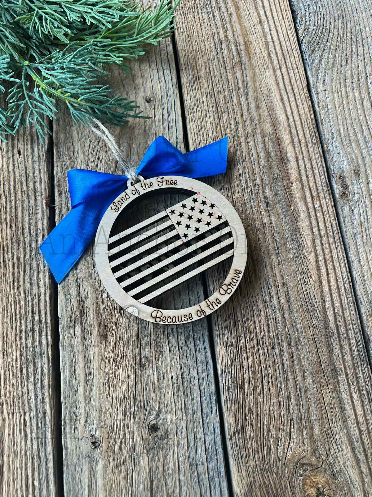 Veteran Christmas ornament, Layered wood ornament, Veteran Christmas Gift