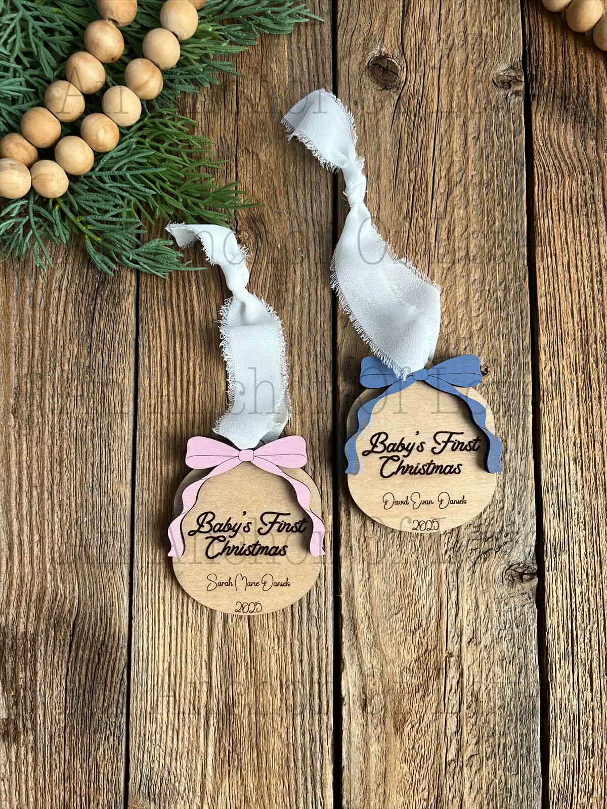 Personalized Baby's First Christmas Ornament | Christmas Gift / 2025 Christmas ornament