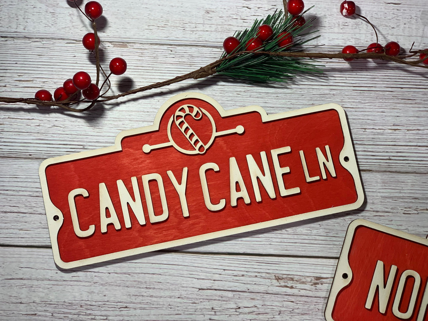Candy cane lane | North Pole | Christmas decor signs