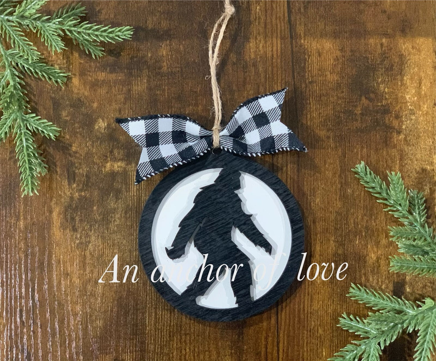 Bigfoot ornament