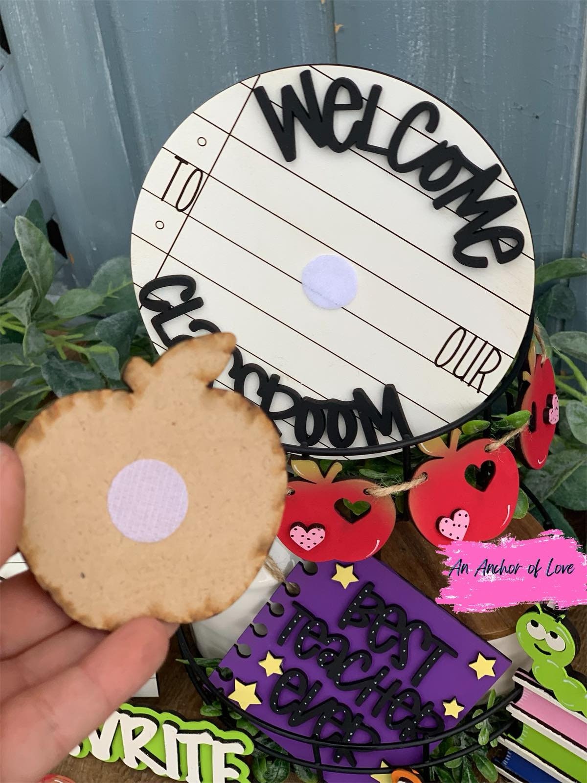 Class Room Themed Tiered Tray Decor- Back to School Tray Decor-Teacher Tiered Tray Decor-Classroom Tiered Tray Decor