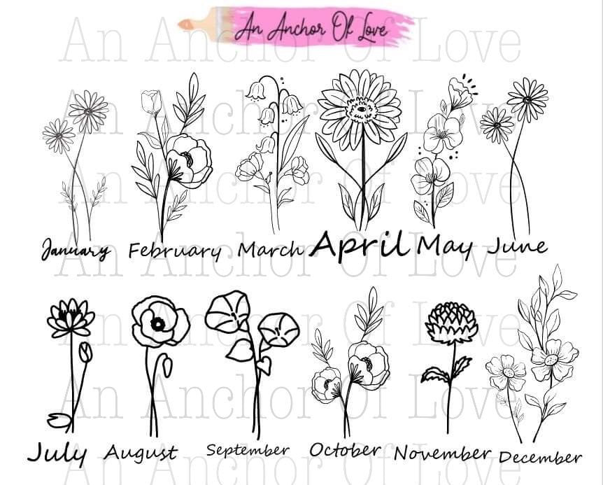 Mom's Garden- Birth Month flower Sign/Mother's Day Sign/Custom Engraved Birth Month Sign/Grandma's Garden Sign/Garden Sign