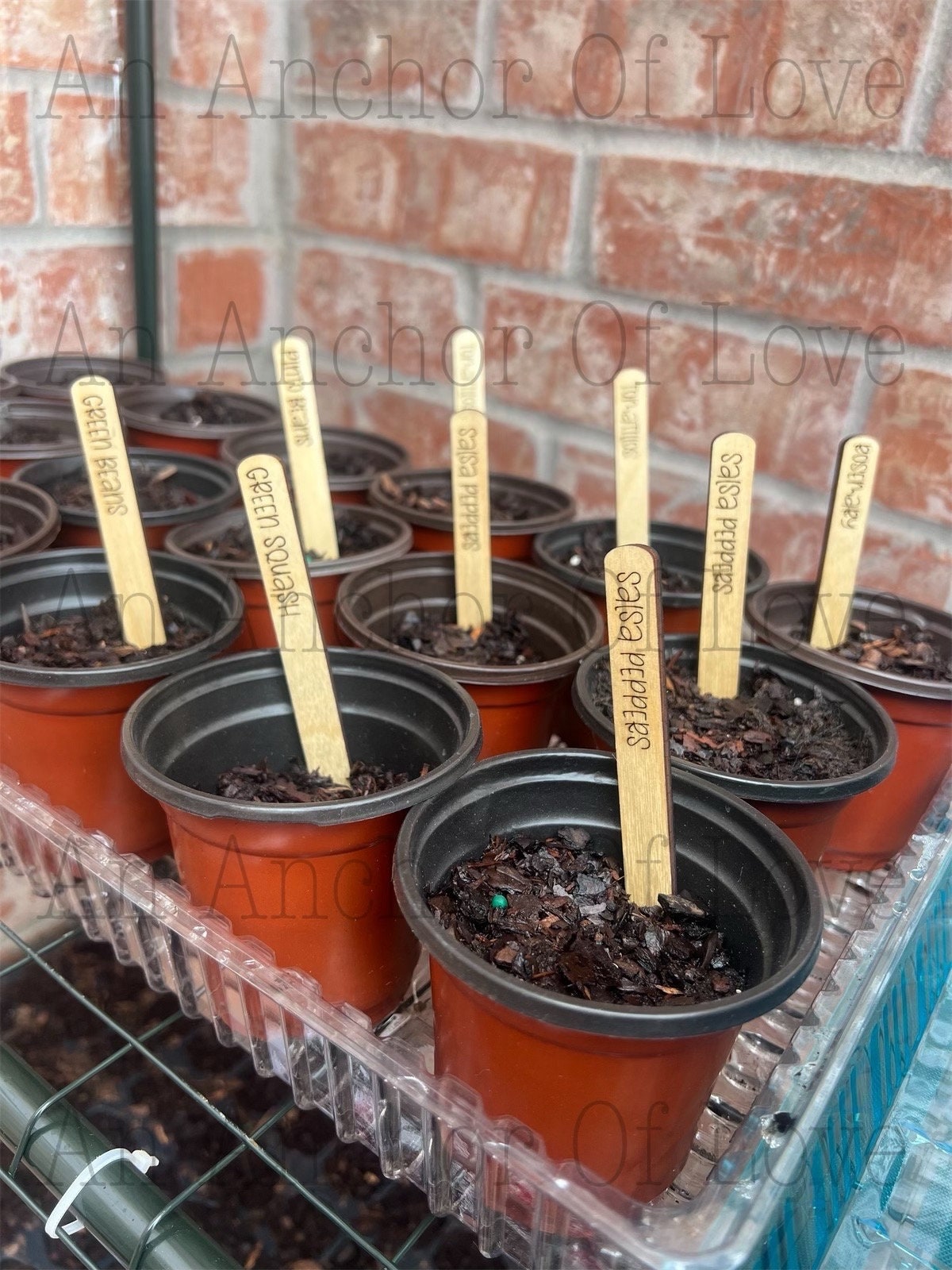 Garden and Plant Markers - Herb Garden - Spice Garden - Garden Labels - Garden Stake - Gardener Gift - Mother's Day - Green Thumb