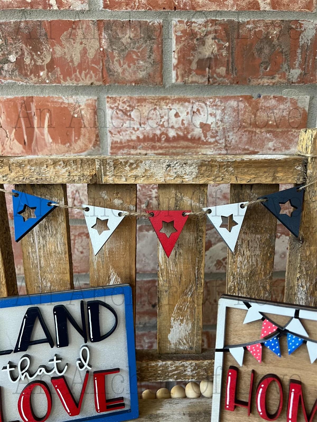 Fireworks fourth of july tiered tray, Patriotic tiered tray, fourth of july decor, bundle or individual available