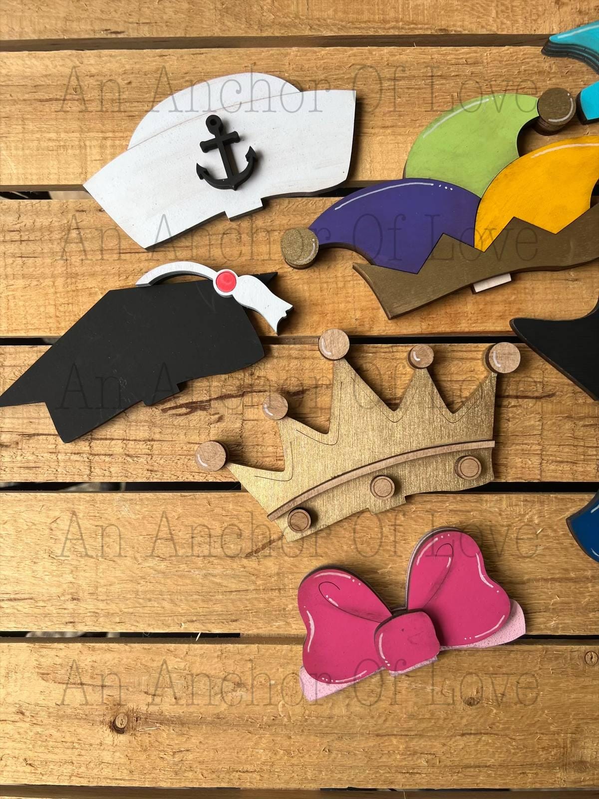 Interchangeable Hats only- Bundle 2 // Interchangeable Hats for Standing Interchangeable Animals //Shelf Sitter// Viral Shelf Sitter Hat
