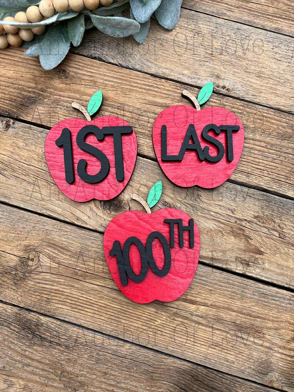 Personalized First Day of School Photo Prop, Interchangeable School Milestones sign, Back to School Sign Kit, School Milestones FastShip!