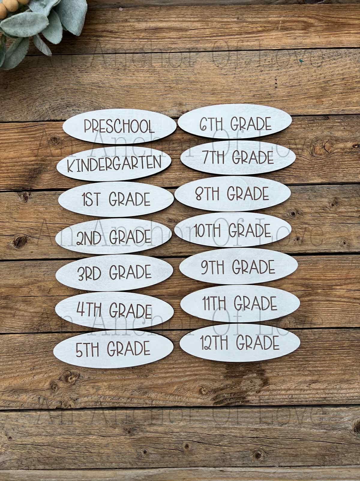 Personalized First Day of School Photo Prop, Interchangeable School Milestones sign, Back to School Sign Kit, School Milestones FastShip!