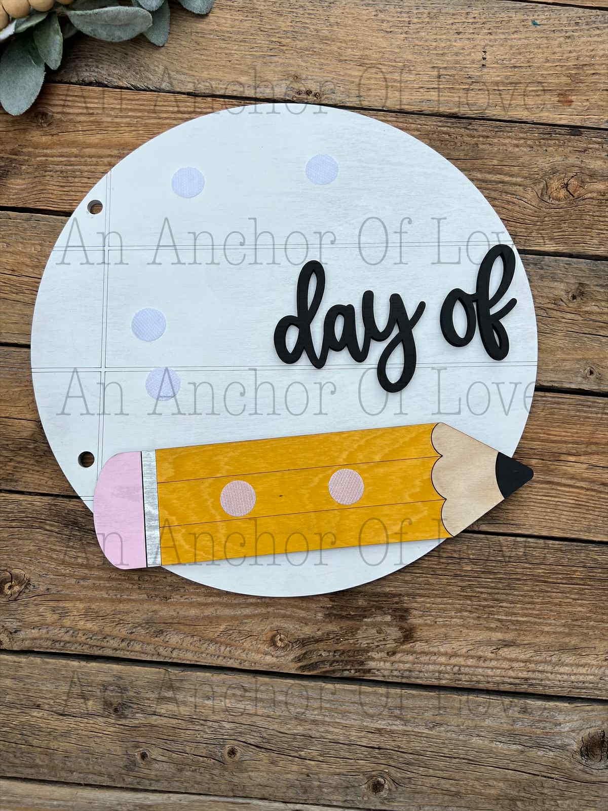 Personalized First Day of School Photo Prop, Interchangeable School Milestones sign, Back to School Sign Kit, School Milestones FastShip!