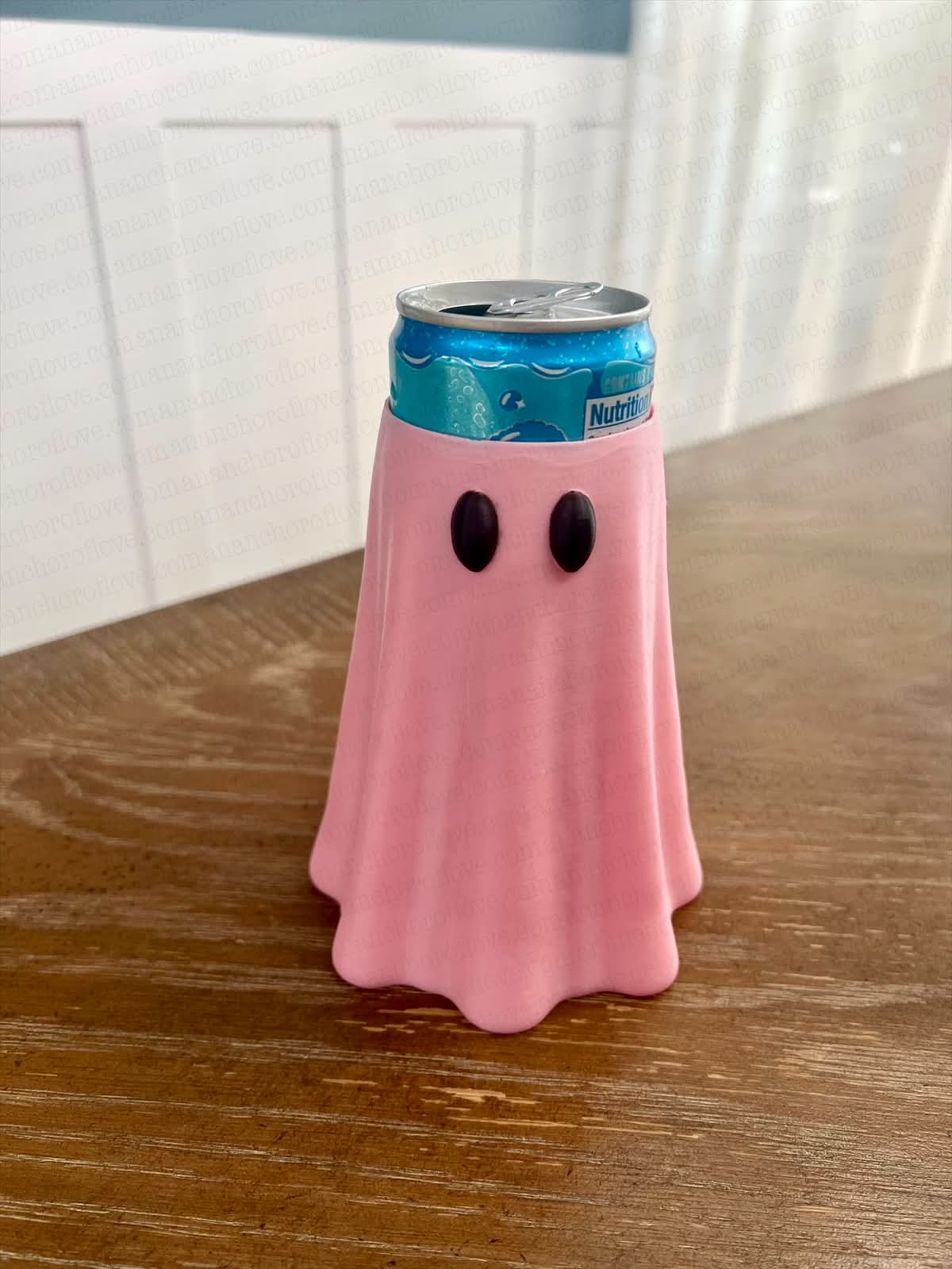 Ghostie 12 ounce Slim Can 3d printed can holder