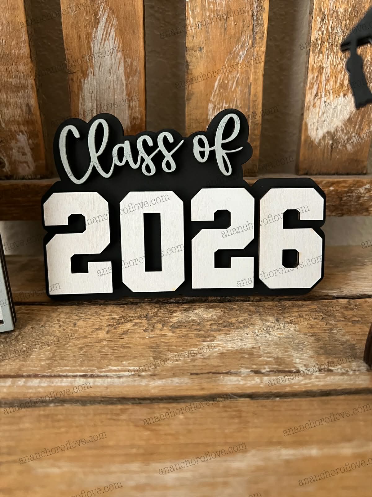 Class of 2026 graduation tiered tray set-customized with your class colors-individual pieces, full set available