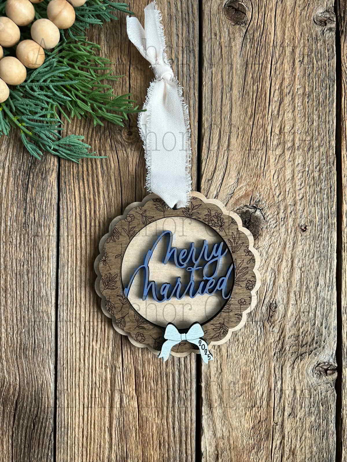 Newlywed Christmas Ornament | Christmas Gift / 2025 Christmas ornament