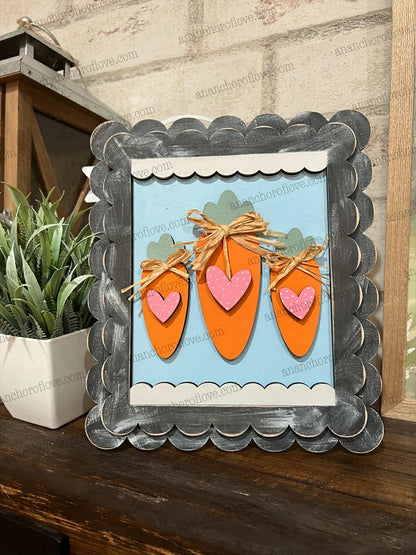 February DIY KIT- Carrot Paint Kit – Handmade DIY Craft Gift for Kids & Adults