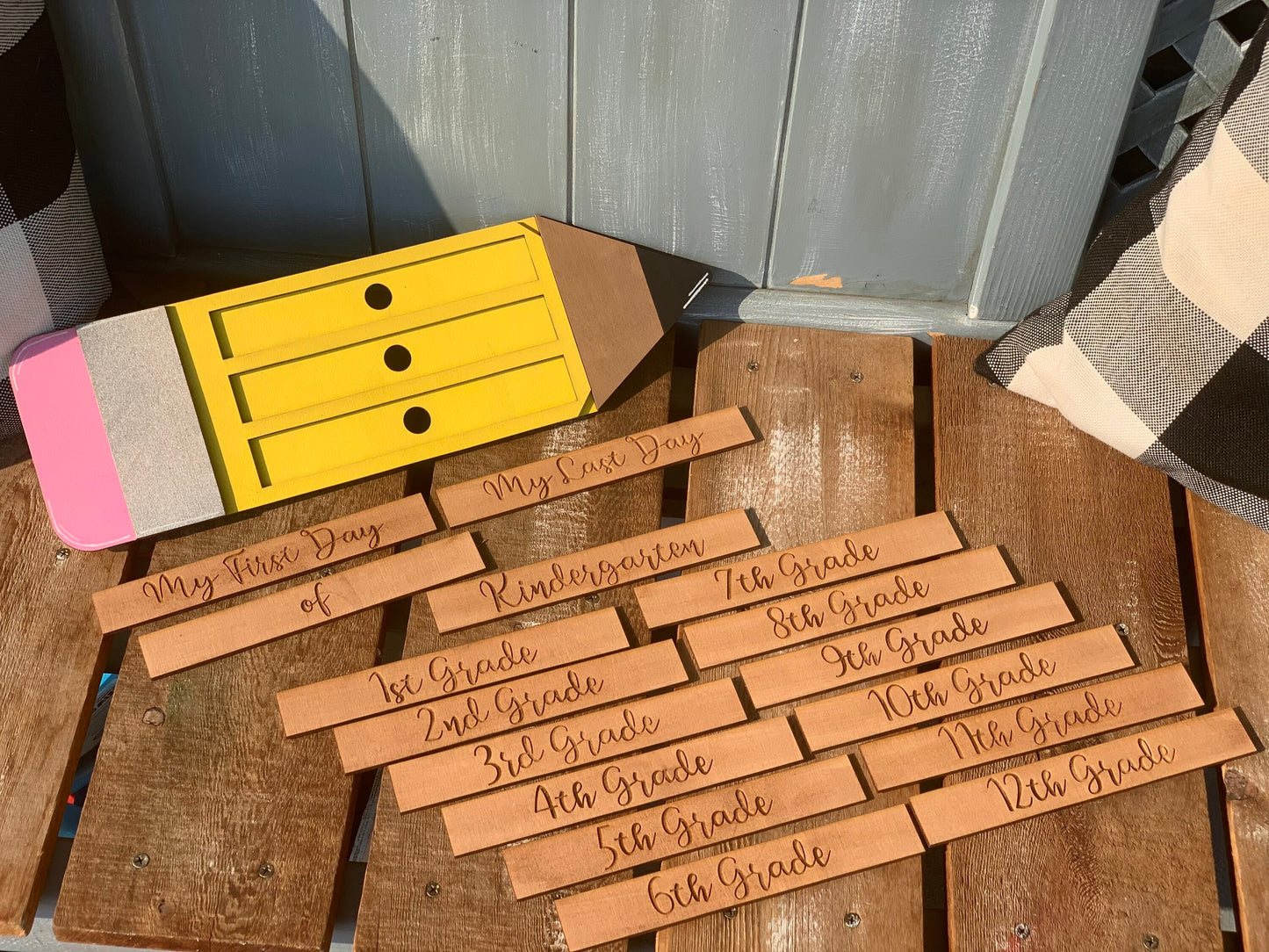 Back to school sign | first day of school sign | last day of school | interchangeable | kindergarten- 12th grade | teacher gift