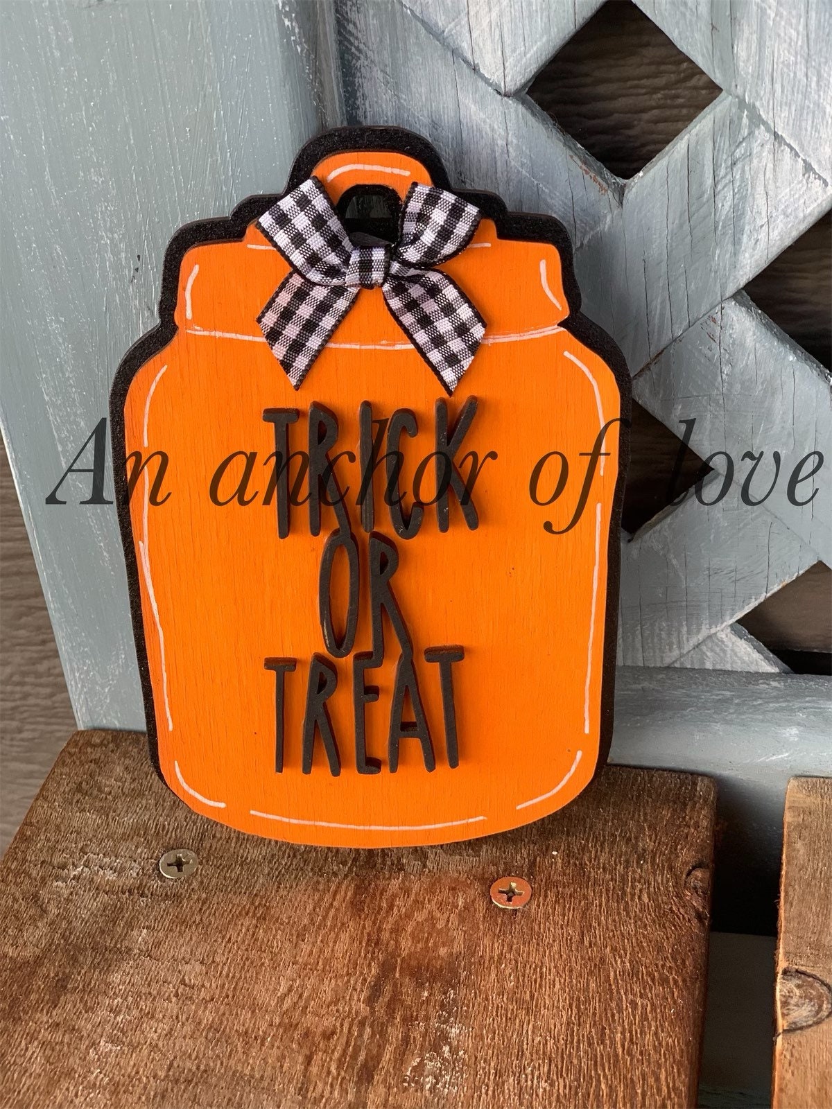 Rae Dunn inspired Halloween tiered tray decor