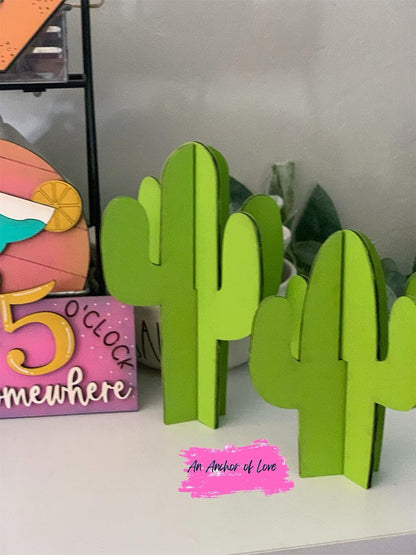 Margarita themed tiered tray set- full set, individual and blank diy set available