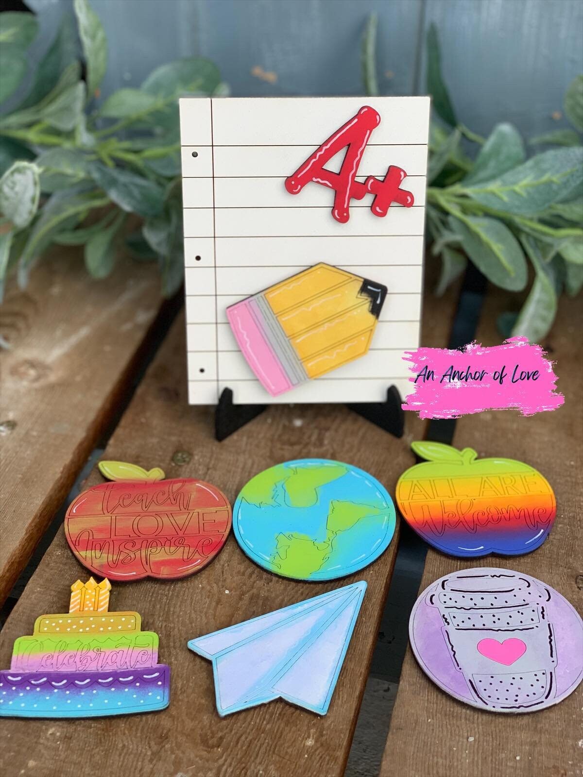 Notebook Paper classroom MINI interchangeable sign- Teacher Appreciation Gift-Classroom Gift- Best Classroom Gift