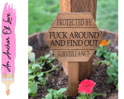 Protected by Fuck around and find out (FAFO) Surveillance Sign