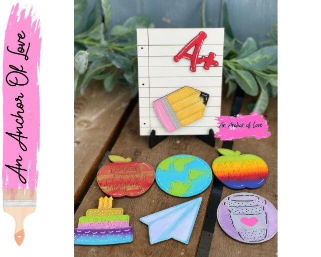 Notebook Paper classroom MINI interchangeable sign- Teacher Appreciation Gift-Classroom Gift- Best Classroom Gift