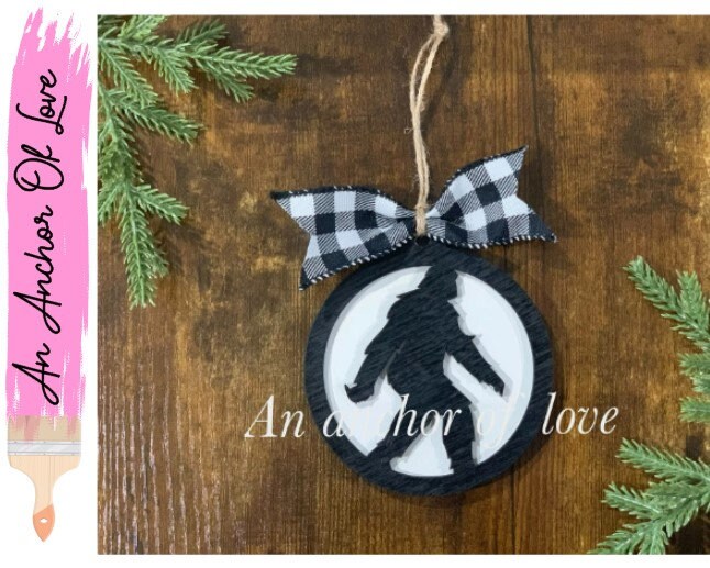 Bigfoot ornament
