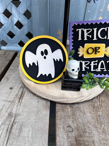 Trick Or Treat Halloween Tiered Tray Decor-Halloween tiered tray-Halloween Decor