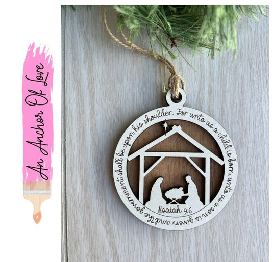 Nativity Ornament- 2024 Christmas ornament
