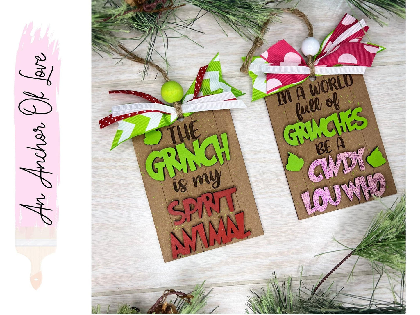 Merry Grinchmas Ornament - Cindy LOU Who / 2022 Christmas ornament / personalized gift