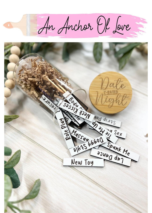 x rated Date Night Ideas | Couple's Gift | Valentine's Day Gift | Quality Time Ideas | Anniversary Gift | Wedding Gift | Love