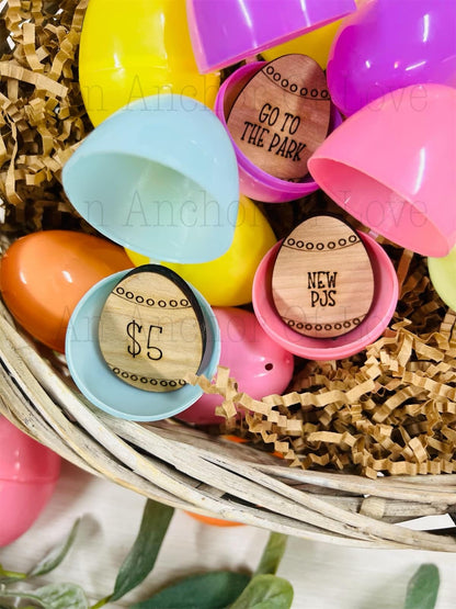 Easter egg tokens-Easter basket fillers- Easter basket kid-Easter egg fillers-reward tokens  egg shapped set