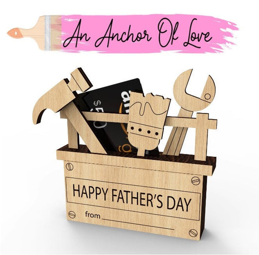 Custom Fathers Day Gift Card Holder, 3d Gift Card Holder, Fathers day gift, Gift for Dad
