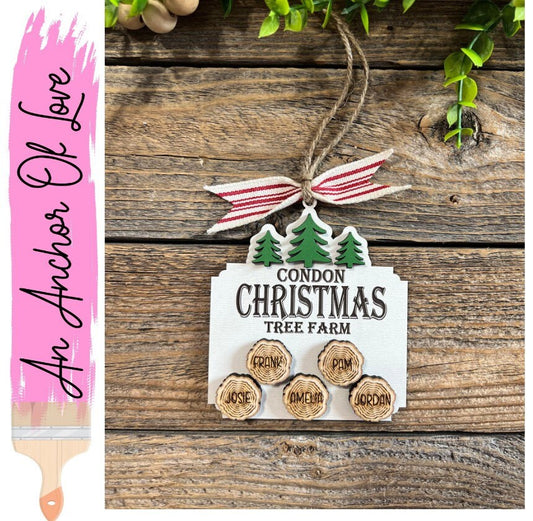 Custom personalized family Christmas ornament, Family ornaments, custom ornaments, custom Christmas ornaments, wood ornaments-2023 Ornament