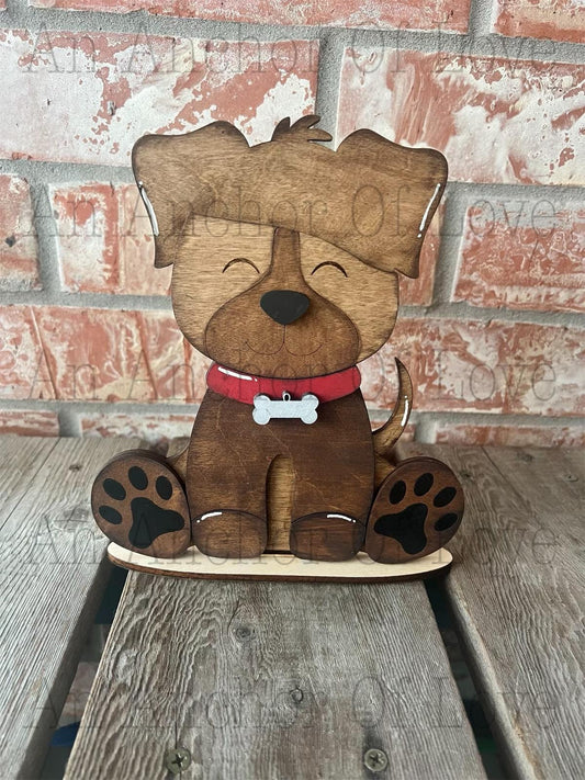 Puppy for Interchangeable bows and Hats- Puppy Only //Puppy Decoration //Puppy  Shelf Sitter// Viral Shelf Sitter with bow