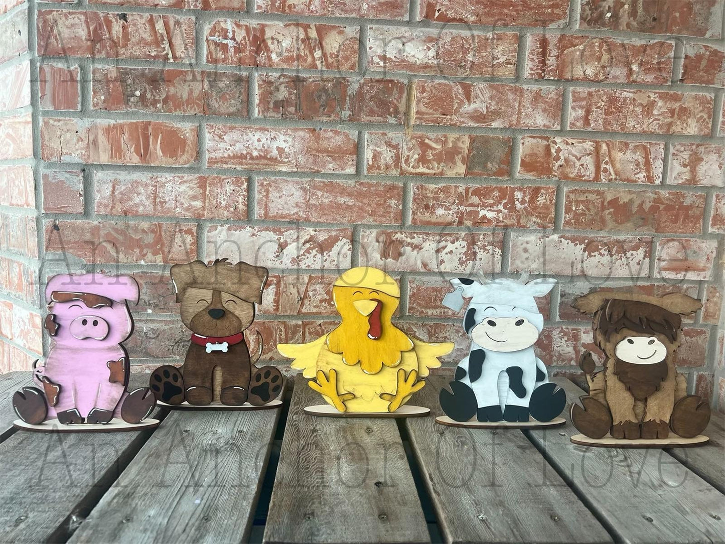 Farmyard Cow with Interchangeable Hats // Farmyard Cow Decoration //Farm Yard Shelf Sitter// Viral Shelf Sitter with hats