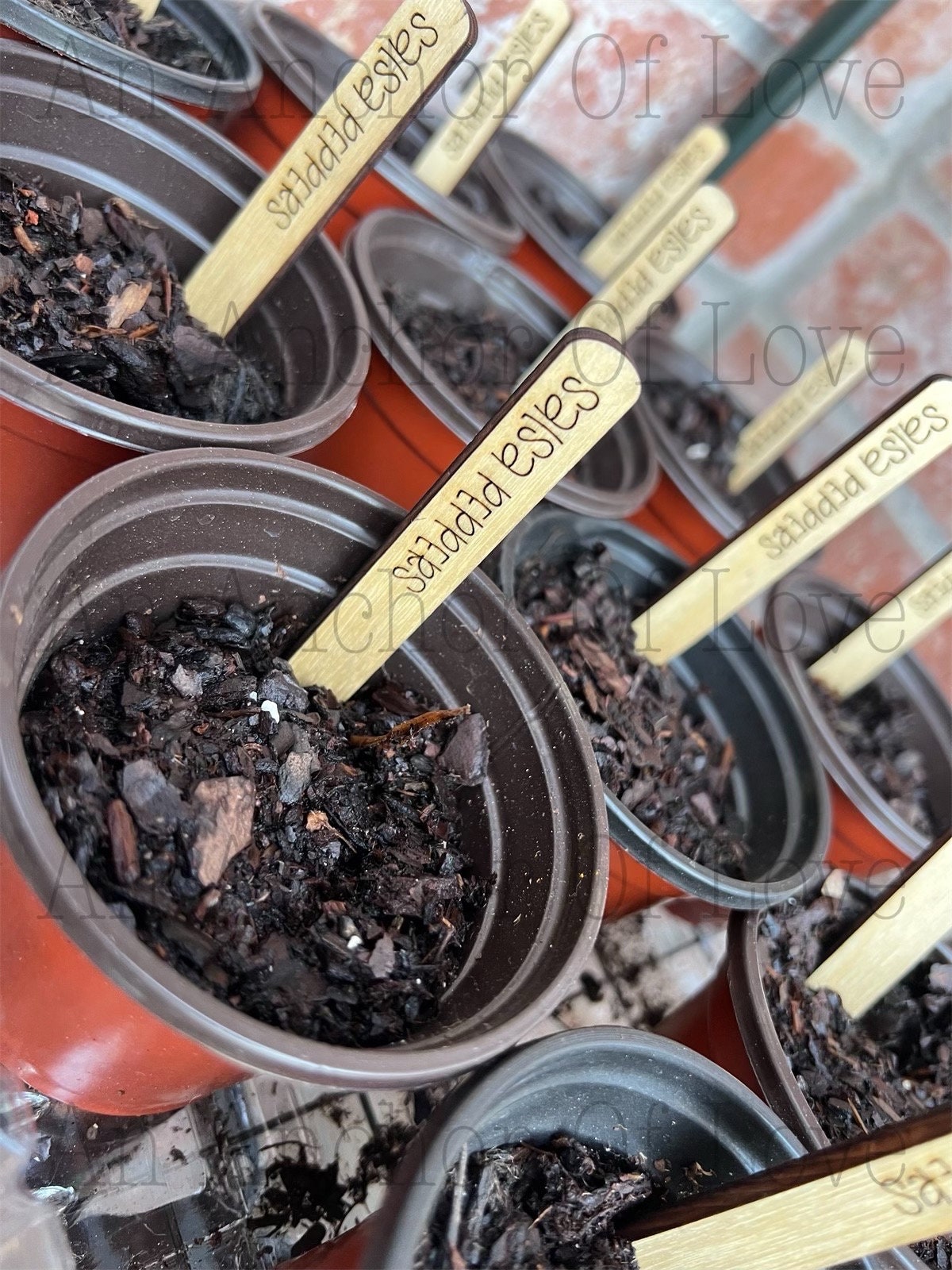 Garden and Plant Markers - Herb Garden - Spice Garden - Garden Labels - Garden Stake - Gardener Gift - Mother's Day - Green Thumb