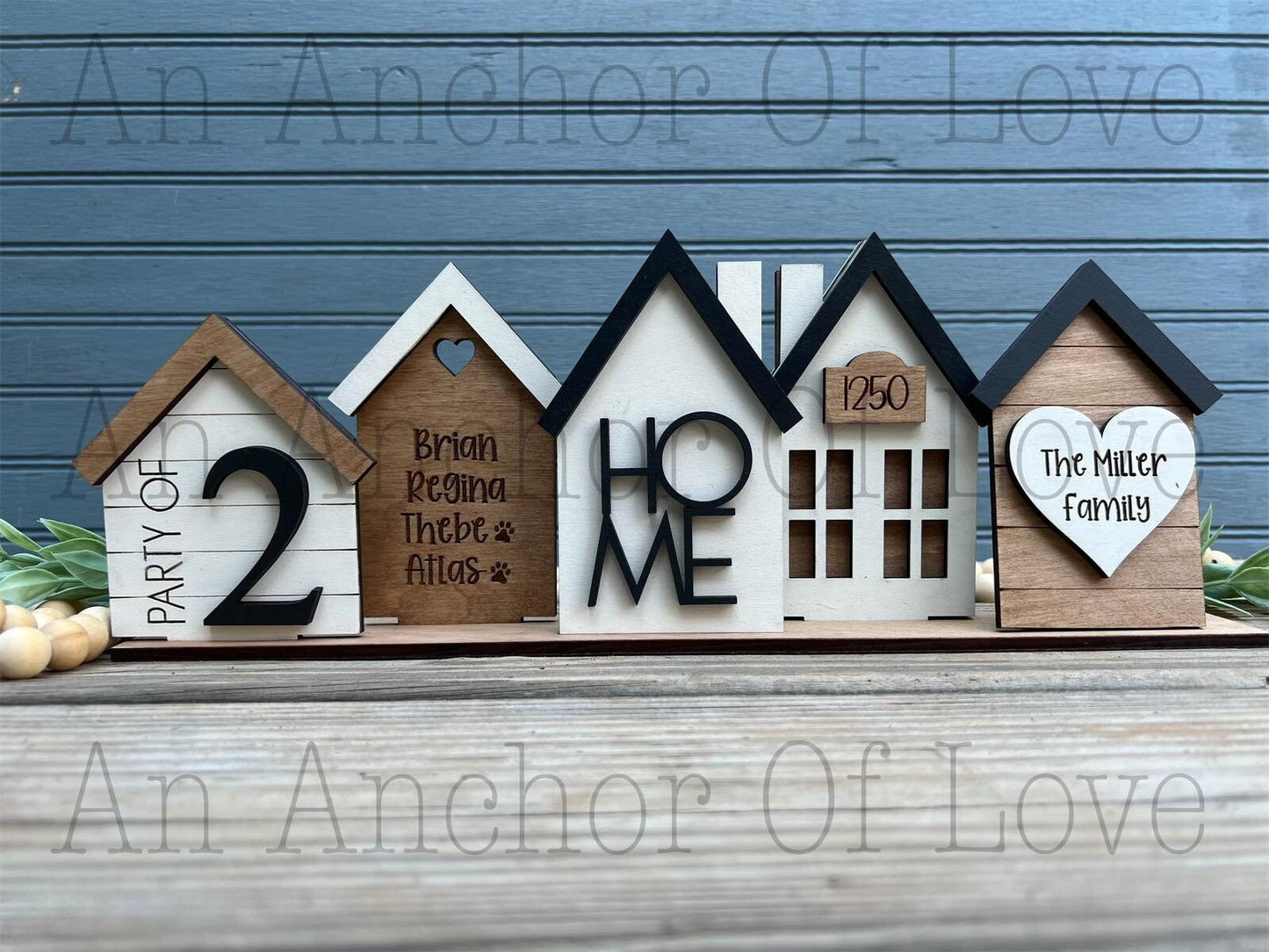 Personalized family sign, Custom Standing House Decor, Farmhouse Decor, House warming, New family gift, Christmas gift, Mothers Day Gift
