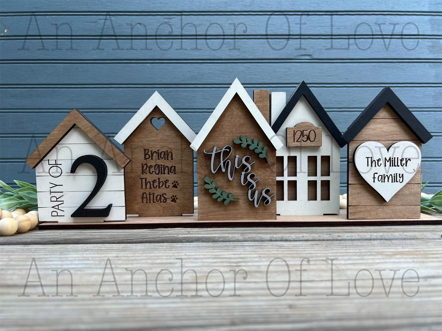 Personalized family sign, Custom Standing House Decor, Farmhouse Decor, House warming, New family gift, Christmas gift, Mothers Day Gift