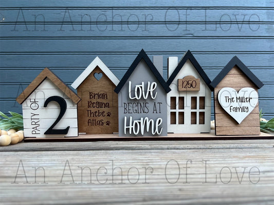 Personalized family sign, Custom Standing House Decor, Farmhouse Decor, House warming, New family gift, Christmas gift, Mothers Day Gift