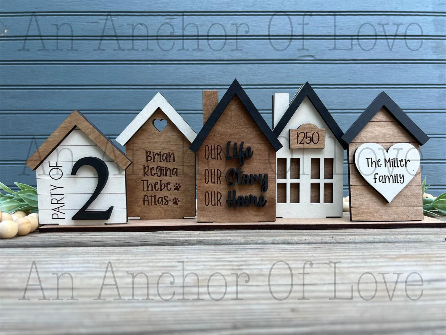 Personalized family sign, Custom Standing House Decor, Farmhouse Decor, House warming, New family gift, Christmas gift, Mothers Day Gift