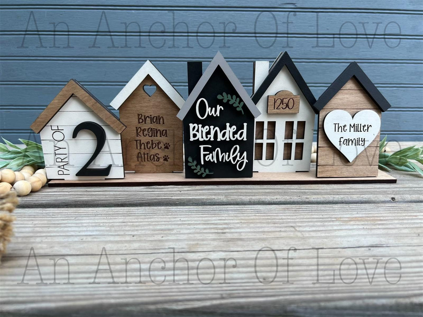 Personalized family sign, Custom Standing House Decor, Farmhouse Decor, House warming, New family gift, Christmas gift, Mothers Day Gift