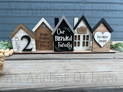 Personalized family sign, Custom Standing House Decor, Farmhouse Decor, House warming, New family gift, Christmas gift, Mothers Day Gift
