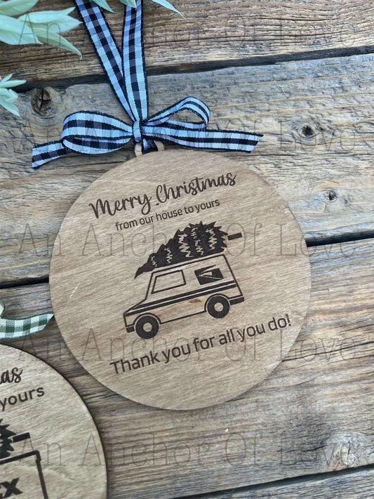 Delivery Driver USPS thank you Appreciation Ornament