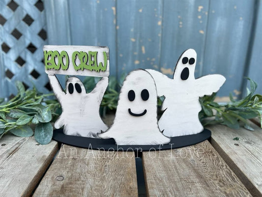 Boo Crew Standing Ghosts-3 piece standing Ghosts shelf sitter-Boo Crew
