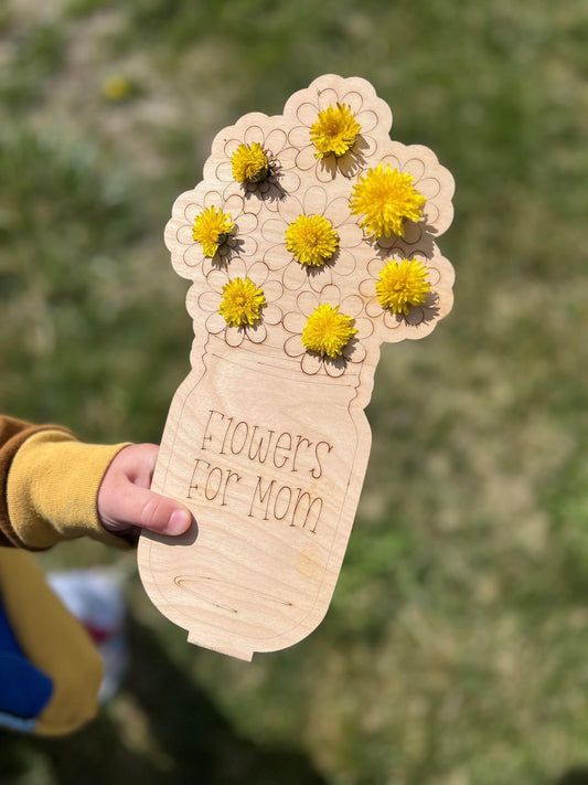 Personalized Picked For Mommy Flower Stand / Mother's Day Gift / Mommy Flowers / Flower Holder / Flower Vase / Mothers Day Flowers Gift