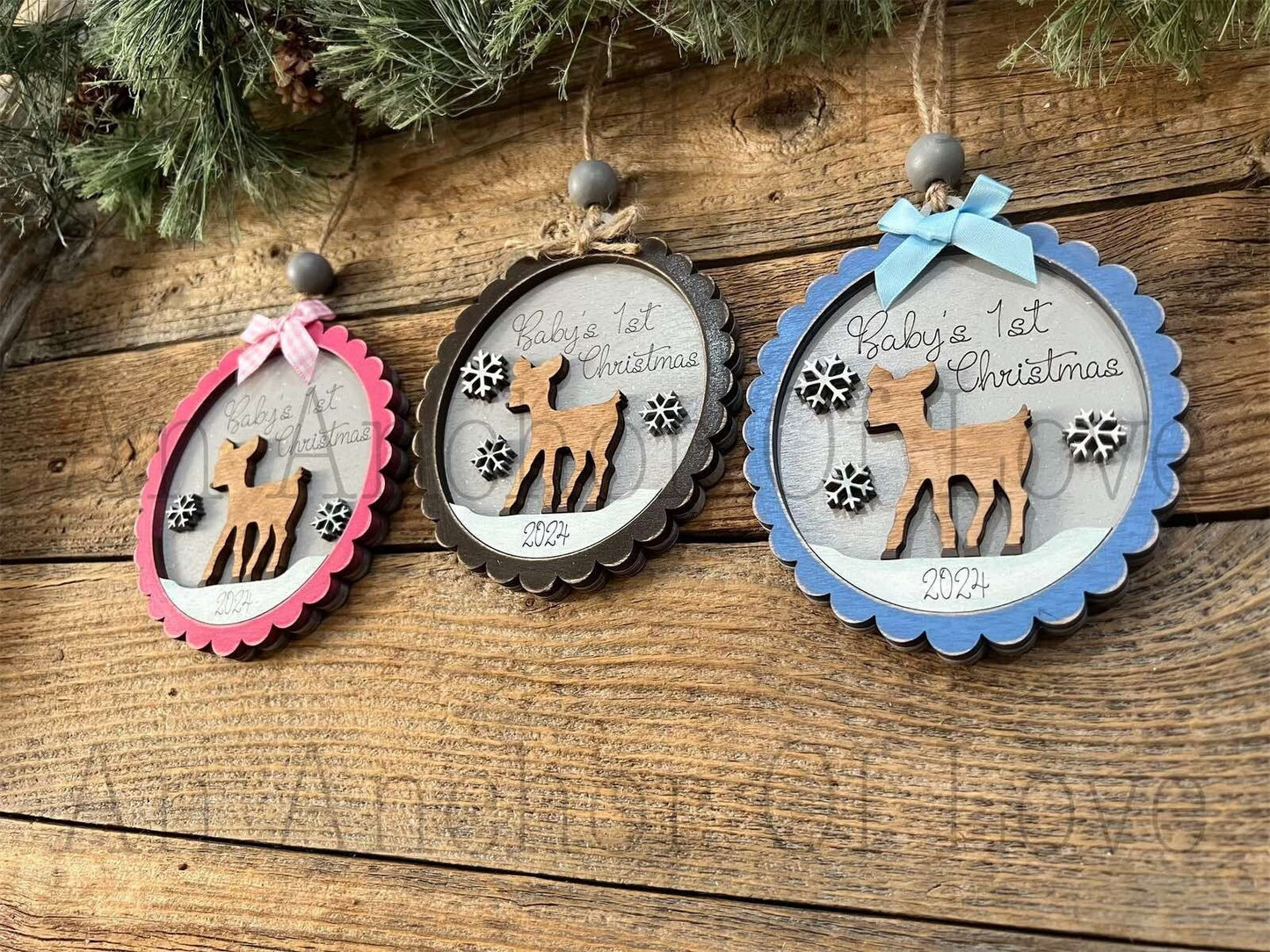 Baby's First Christmas Ornament- baby's first Christmas ornament-Personalized First Christmas Ornament, Personalized Ornament for Kids