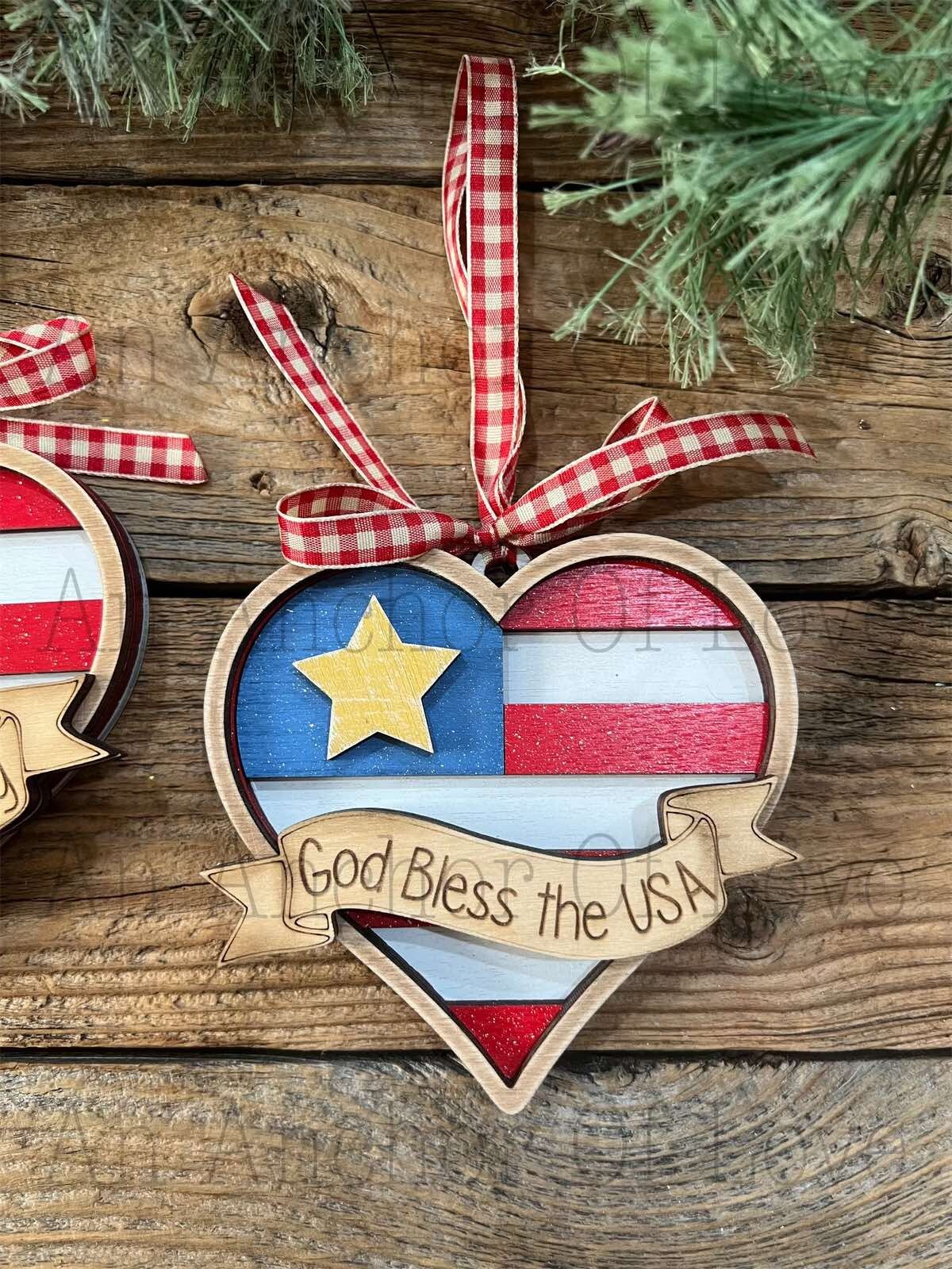 Military -Veteran Ornament- Service ornament Christmas Gift- 2024 - wholesale available