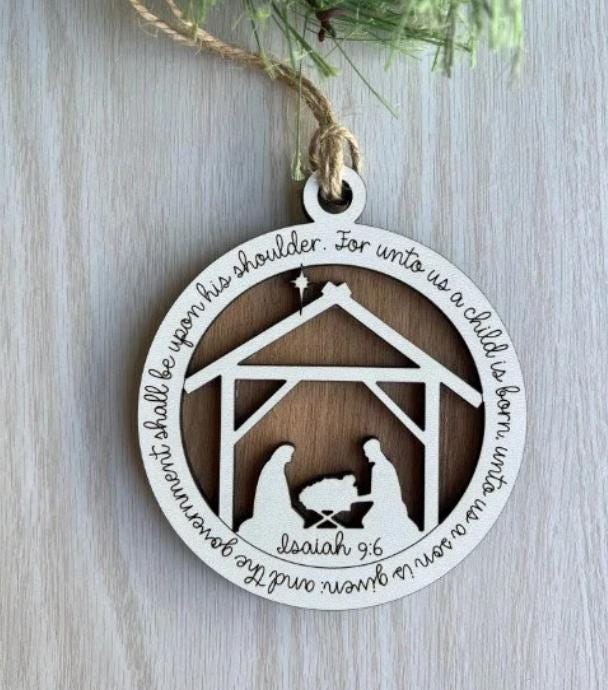 Nativity Ornament- 2024 Christmas ornament