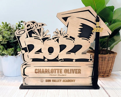 Personalized Graduation Tassel Holder | High School Graduation | College Graduation | Grad School Graduation | Grad Gift | Desk Top Decor