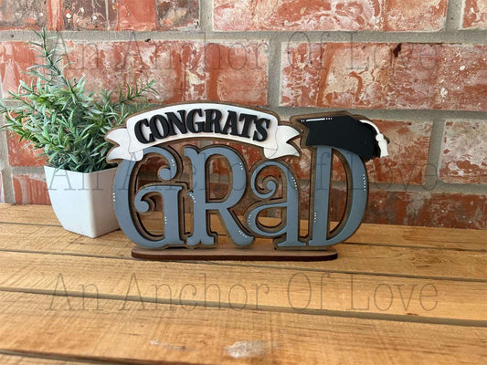 Class of 2025 graduation Shelf Sitter set-customized with your class colors